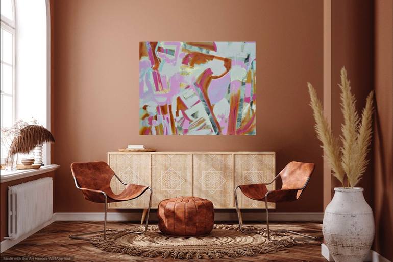 Original Abstract Painting by Gordon Sellen