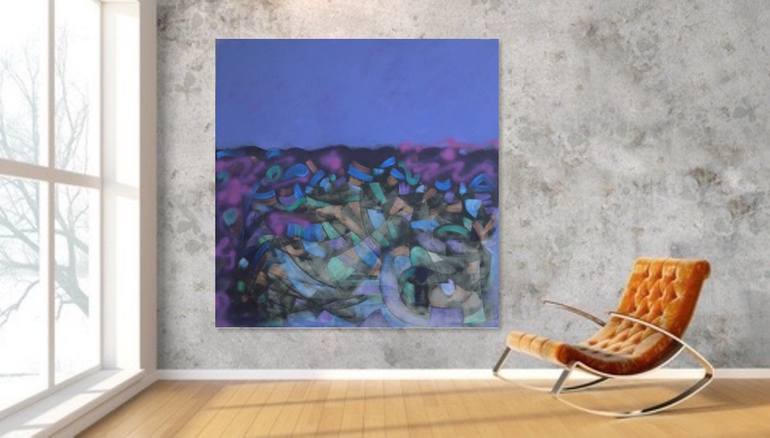 Original Abstract Expressionism Abstract Painting by Gordon Sellen