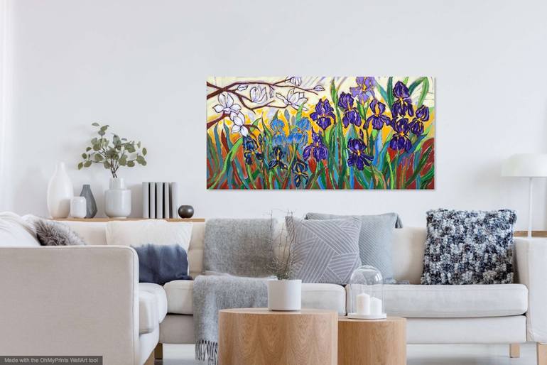 Original Impressionism Floral Painting by Gordon Sellen