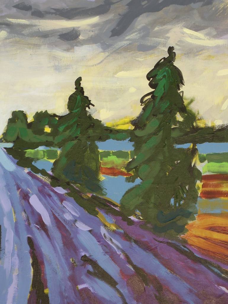 Original Expressionism Landscape Painting by Gordon Sellen