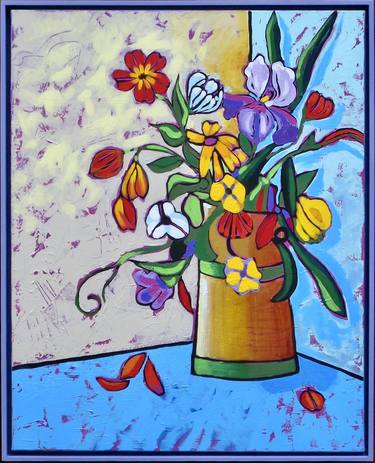 Original Fine Art Floral Paintings by Gordon Sellen