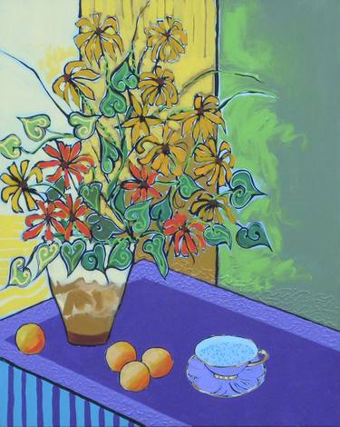 Original Floral Paintings by Gordon Sellen