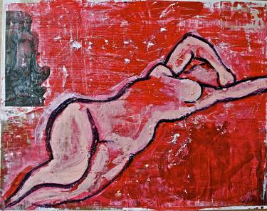 Print of Figurative Nude Paintings by Geoffrey Howard