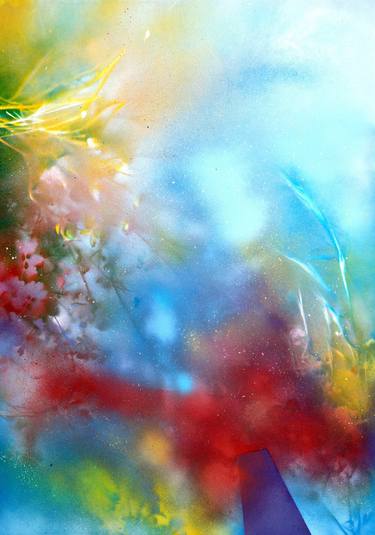 Original Abstract Nature Painting by Seba Lallemand
