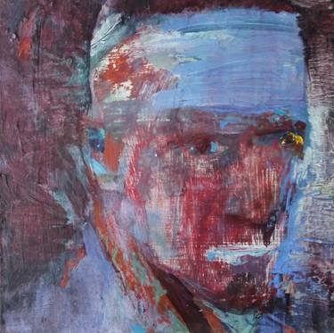 Original Expressionism Men Paintings by Britta Winkels