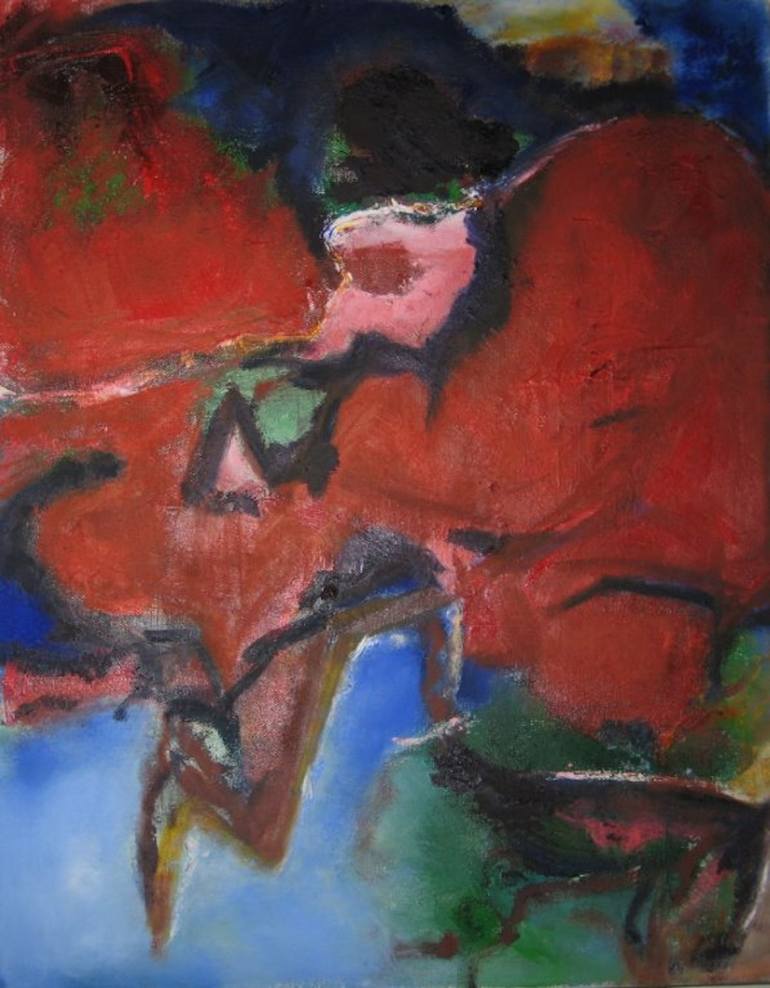 Original Abstract Paintings by Rita Holcberg