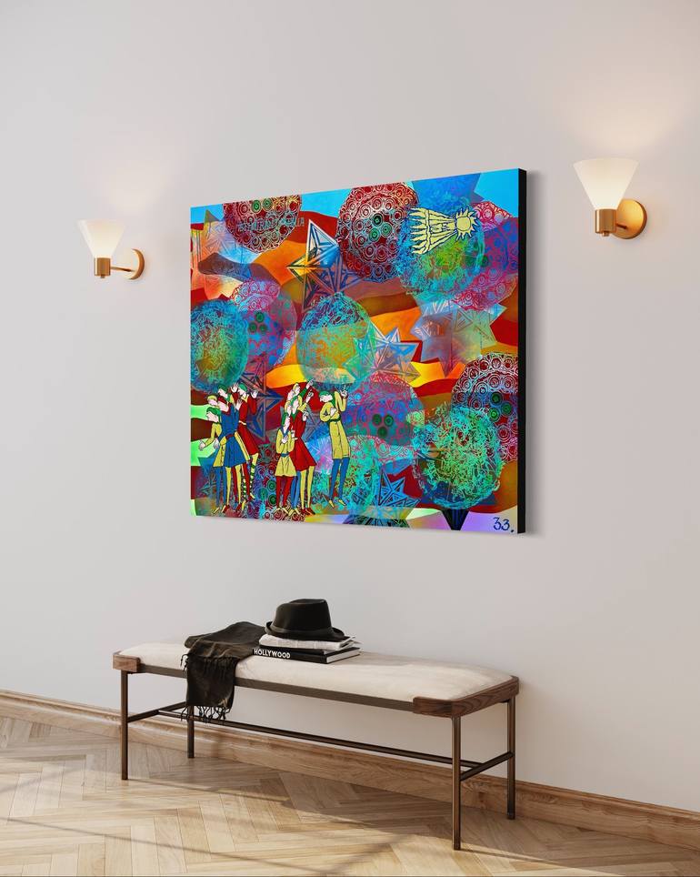 Original Contemporary Culture Painting by Frederic Cabocel