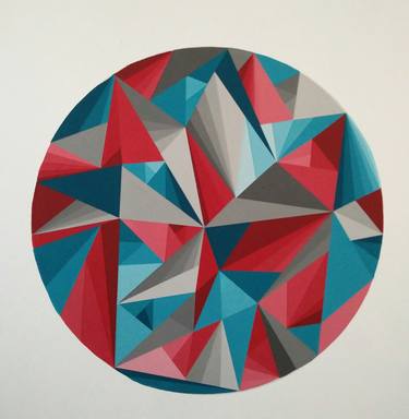 Original Geometric Paintings by Pascale Perry