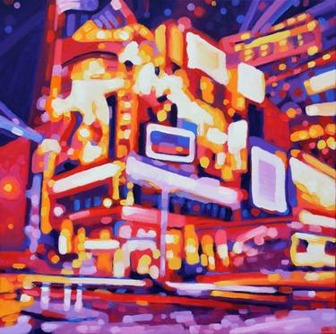 Original Abstract Architecture Paintings by Carl Soete