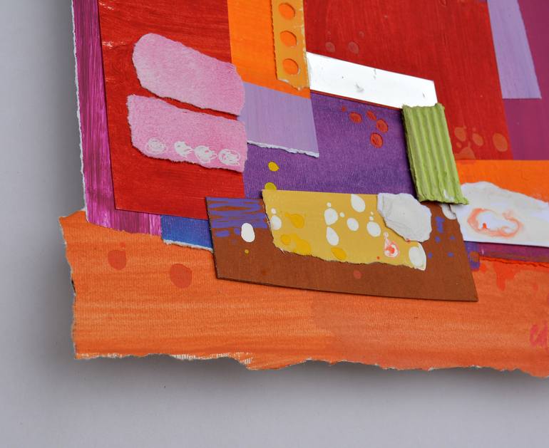 Original Abstract Architecture Collage by Carl Soete