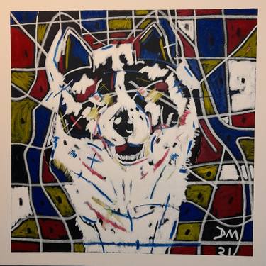 Print of Abstract Expressionism Animal Drawings by David Merrifield