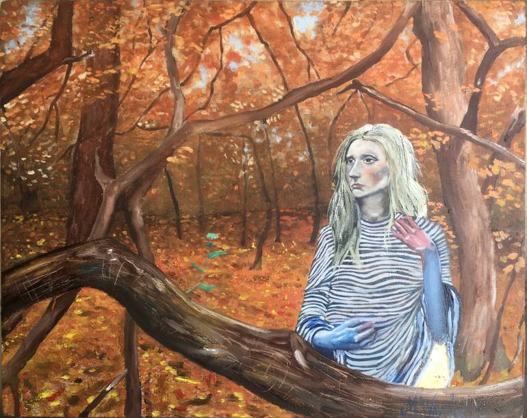 Original Figurative People Painting by Michael De Large