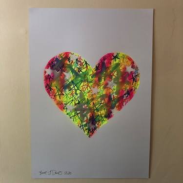 Original Abstract Graffiti Drawings by Barrie J Davies
