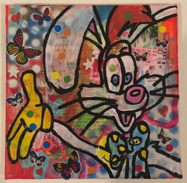 Original Pop Art Humor Paintings by Barrie J Davies