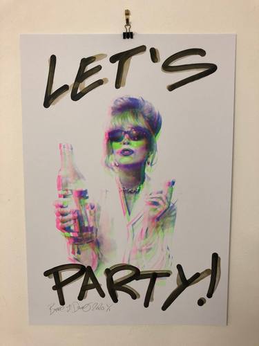 I Want it all Lets Party Print by Barrie J Davies 2020 thumb