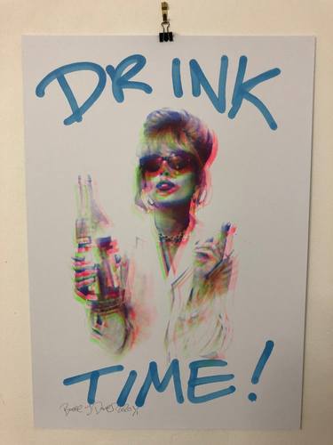 I Want it all Drink Time Print by Barrie J Davies 2020 thumb