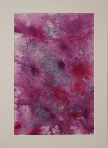 Original Fine Art Abstract Drawings by Francoise Issaly