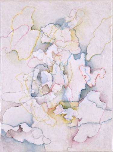 Original Fine Art Abstract Paintings by Francoise Issaly