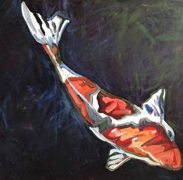 Original Fish Painting by Anna Kodesch