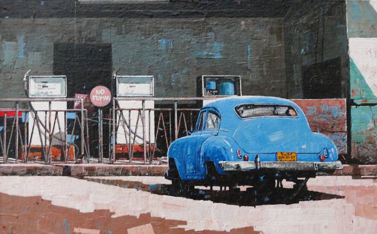 Original Figurative Travel Paintings by Dwight Baird