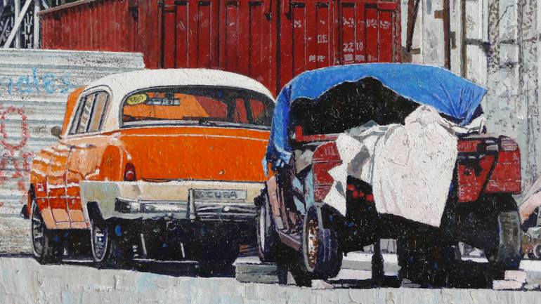 Original Figurative Travel Painting by Dwight Baird