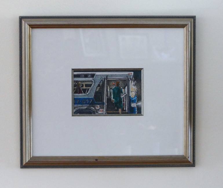 Original Figurative Transportation Painting by Dwight Baird