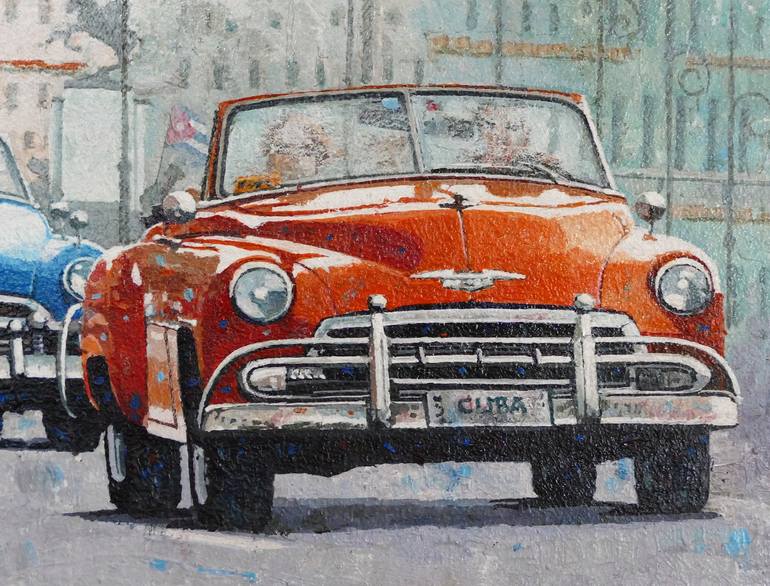 Original Fine Art Car Painting by Dwight Baird