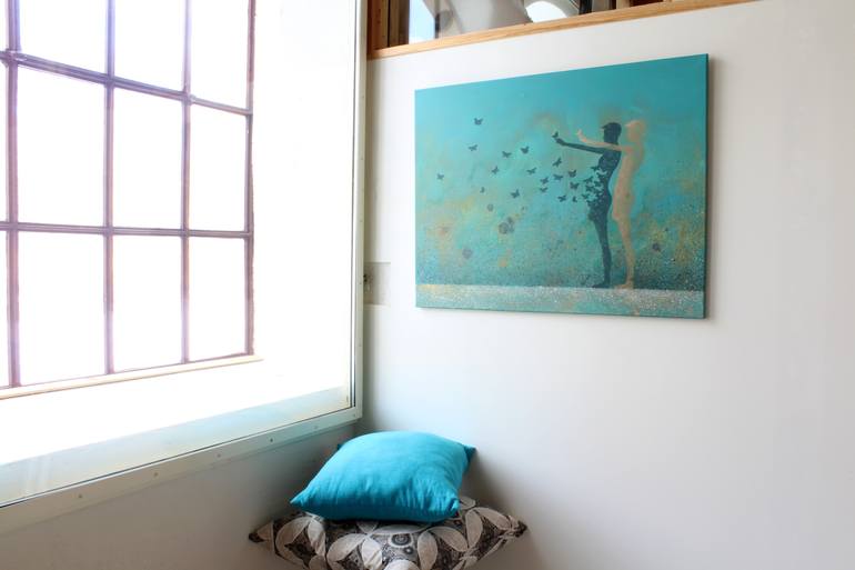 Original Figurative Body Painting by Ann Lundin