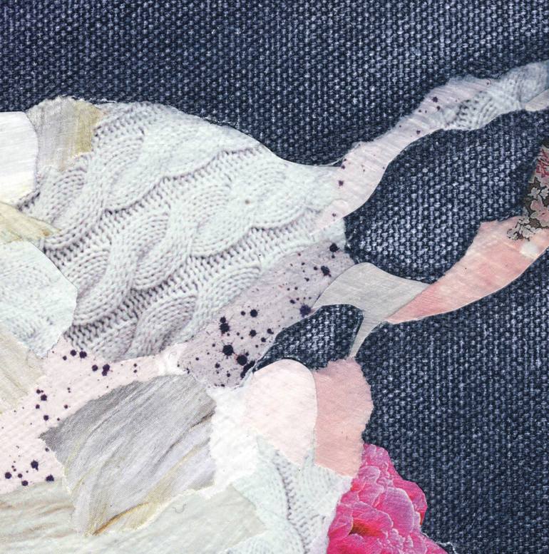 Original Figurative Animal Collage by Ann Lundin