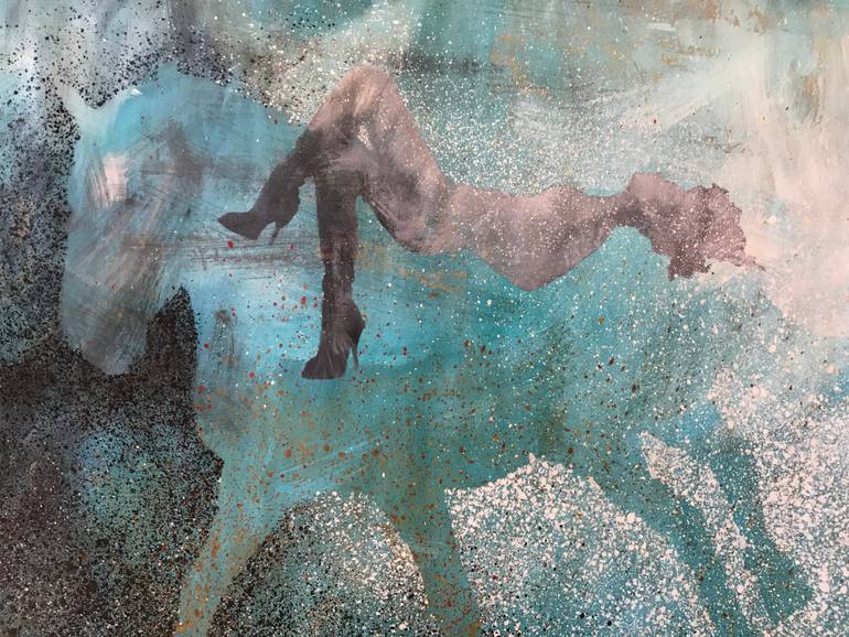 Original Figurative Horse Painting by Ann Lundin