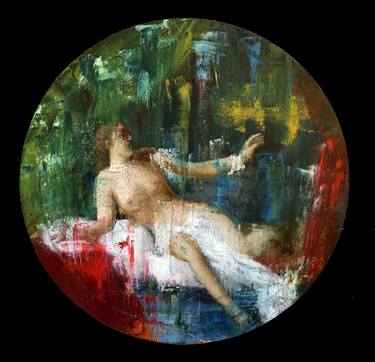 Original Classical mythology Paintings by Anouk Brusse