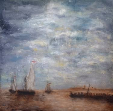 Original Boat Painting by Anouk Brusse