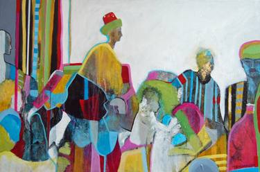 Original Figurative Abstract Paintings by Tracy-Ann Marrison