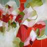 Collection RED ABSTRACT PAINTINGS