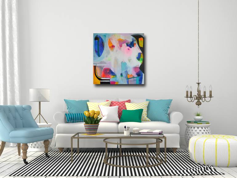 Original Abstract Expressionism Abstract Painting by Tracy-Ann Marrison
