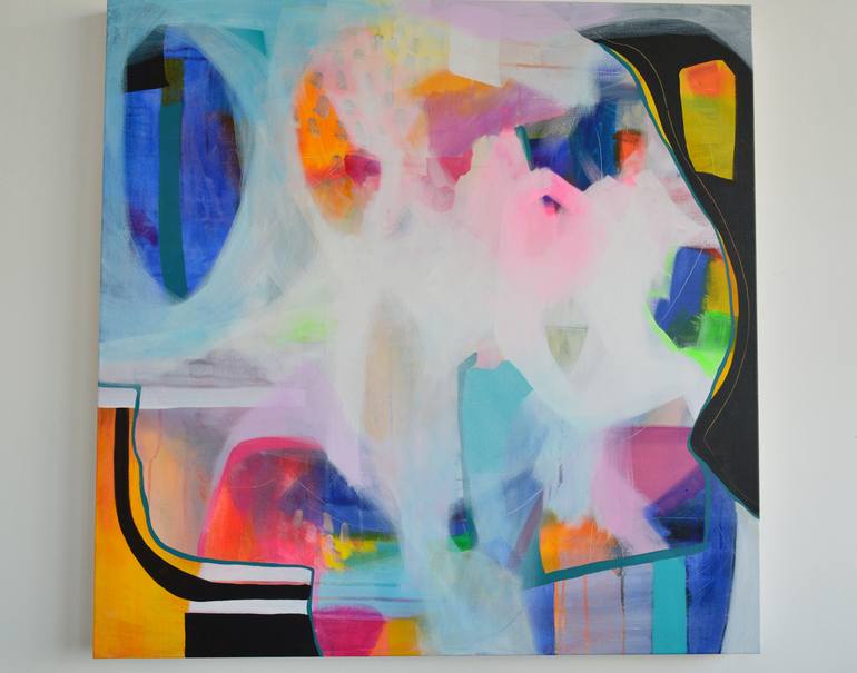 Original Abstract Expressionism Abstract Painting by Tracy-Ann Marrison
