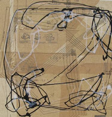 Original Street Art Abstract Drawings by Gregory Ricci