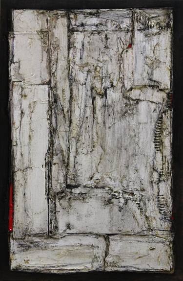 Original Fine Art Abstract Collage by Kokichi Umezaki