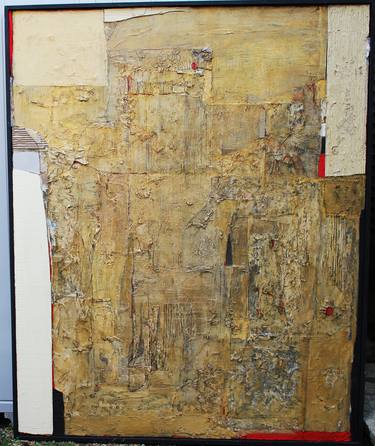 Original Fine Art Abstract Collage by Kokichi Umezaki