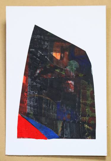 Original Fine Art Abstract Collage by Kokichi Umezaki