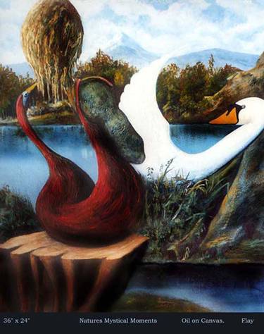 Original Surrealism Fantasy Paintings by George Flay