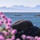 The Rum Cuillin and Eigg by geoff shoults