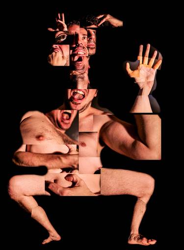 Original Surrealism People Mixed Media by Bülent Özalp