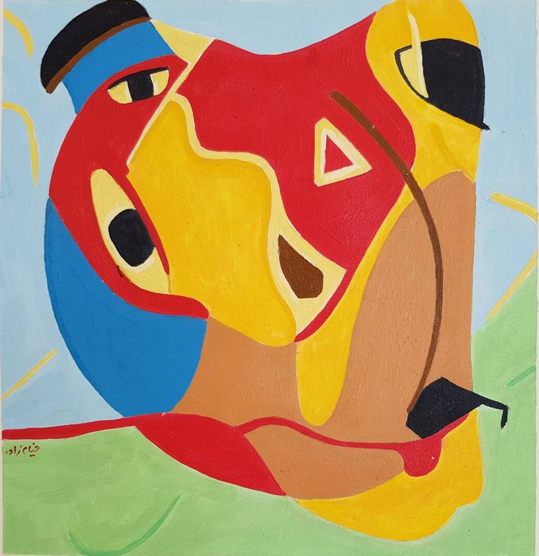 Print of Conceptual Abstract Paintings by Hamid Khayyamzadeh