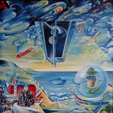 Print of Surrealism Fantasy Paintings by Alexandr Mikushev