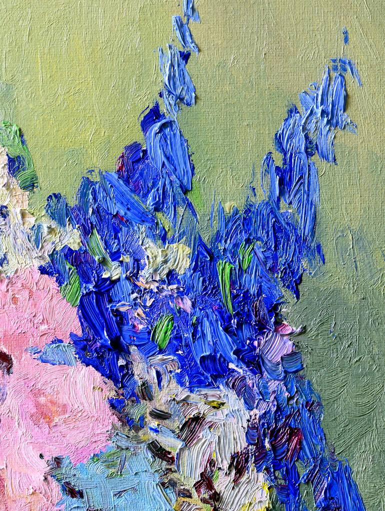 Original Expressionism Floral Painting by Suren Nersisyan