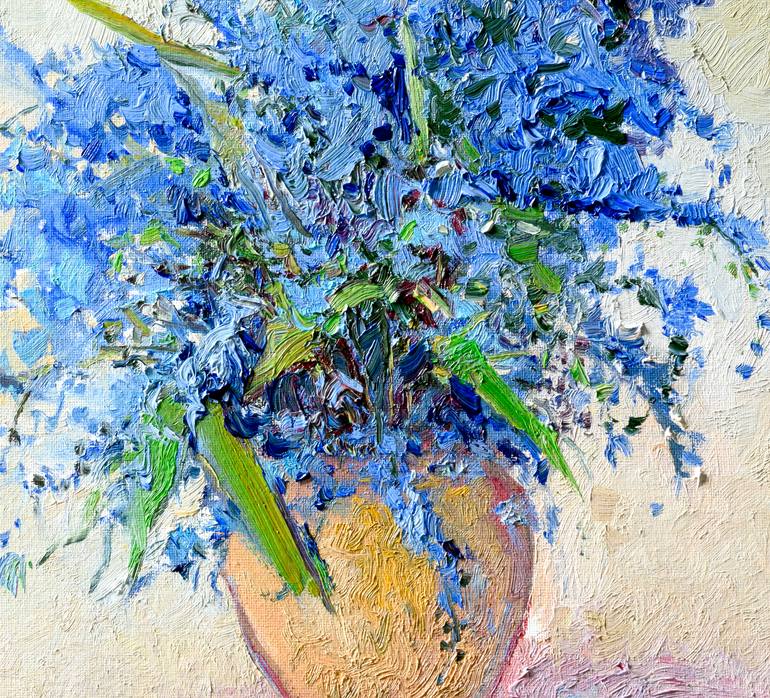 Original Impressionism Floral Painting by Suren Nersisyan