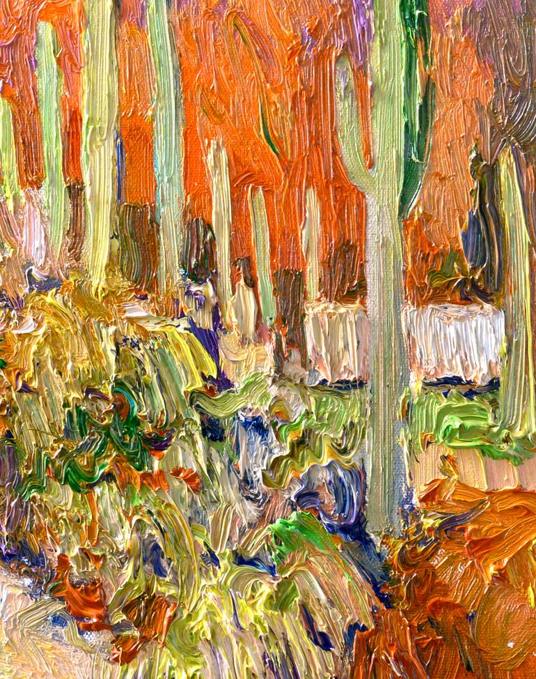 Original Impressionism Landscape Painting by Suren Nersisyan