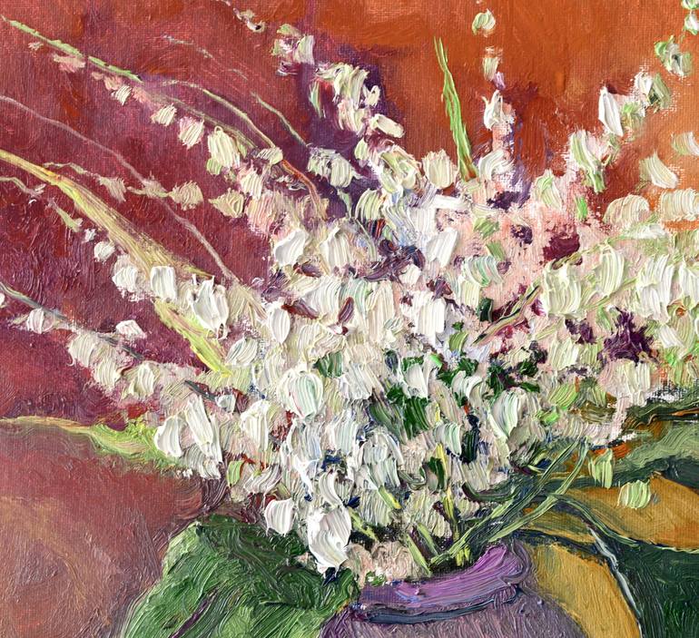 Original Impressionism Floral Painting by Suren Nersisyan