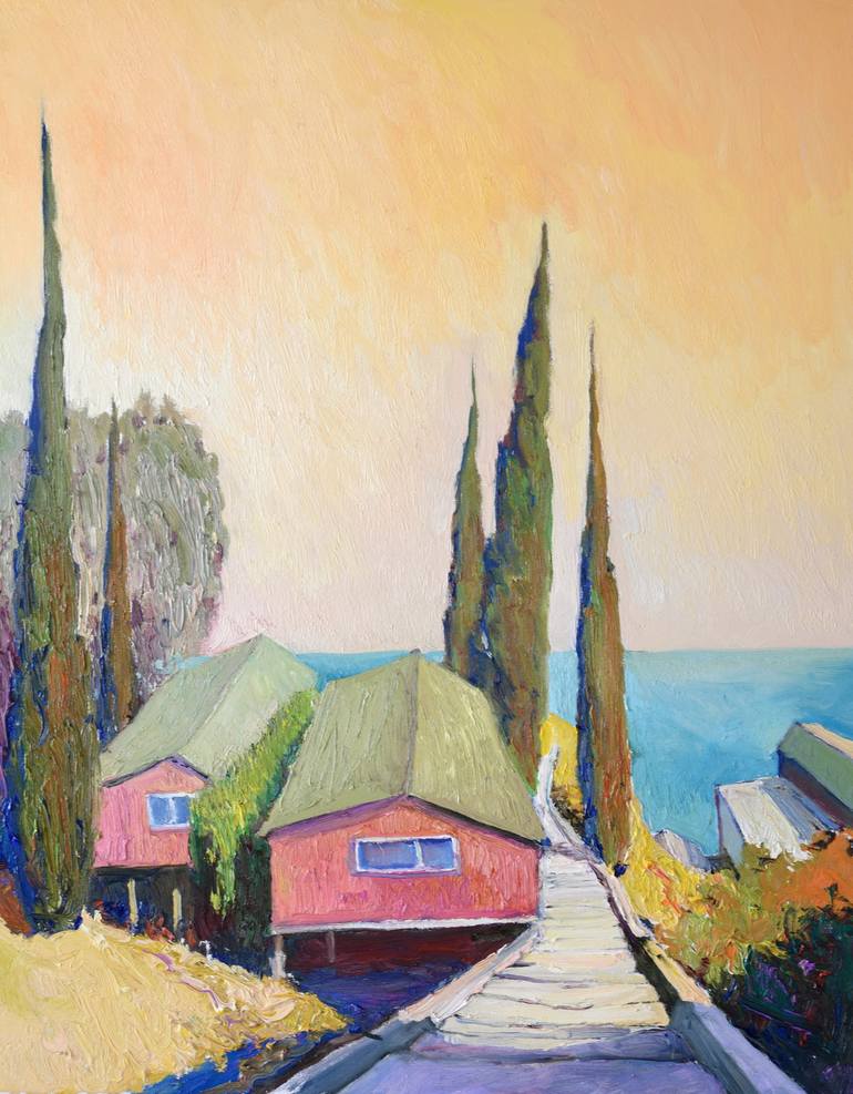 Print of Impressionism Landscape Paintings by Suren Nersisyan